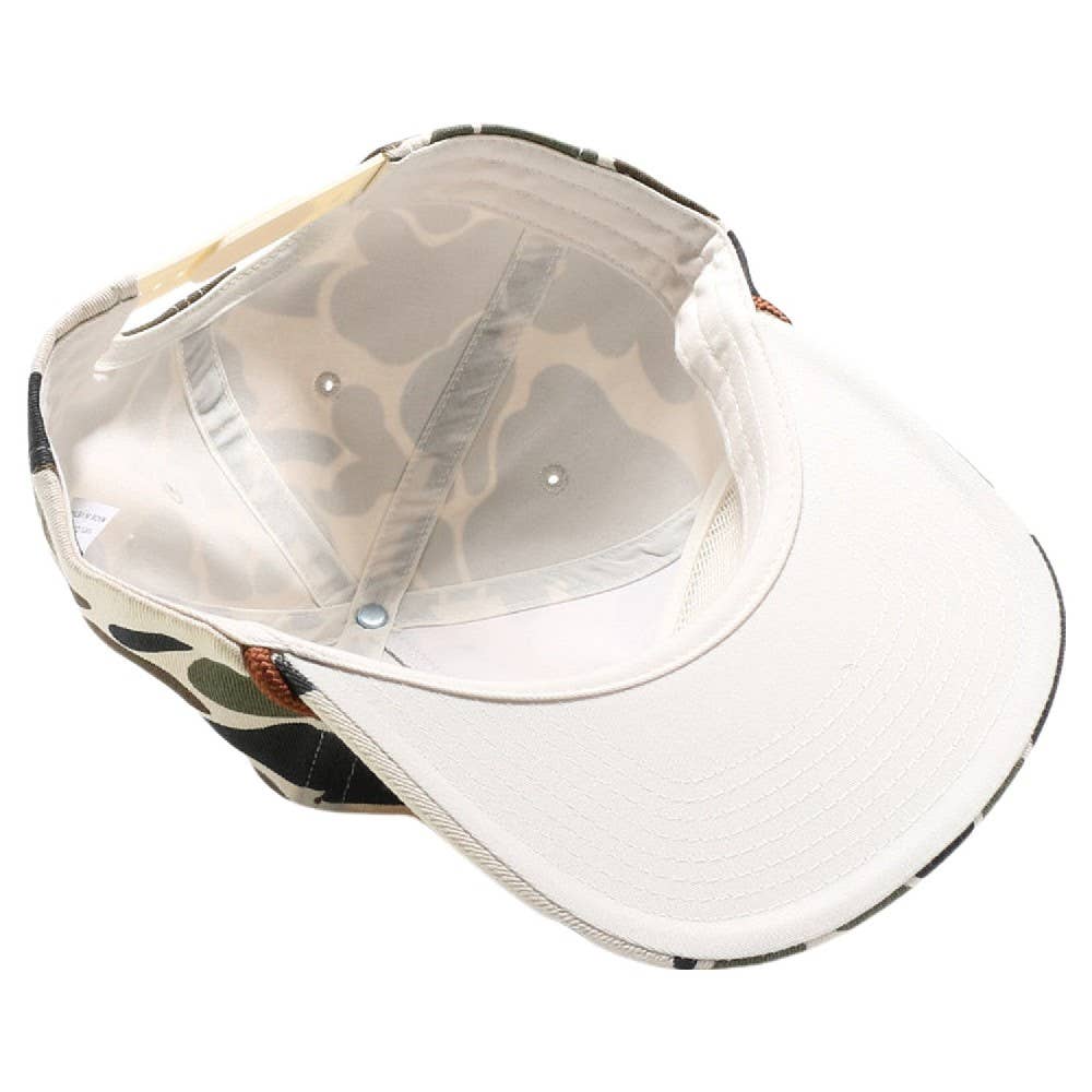 Old School Camo Unstructured Rope: Cream