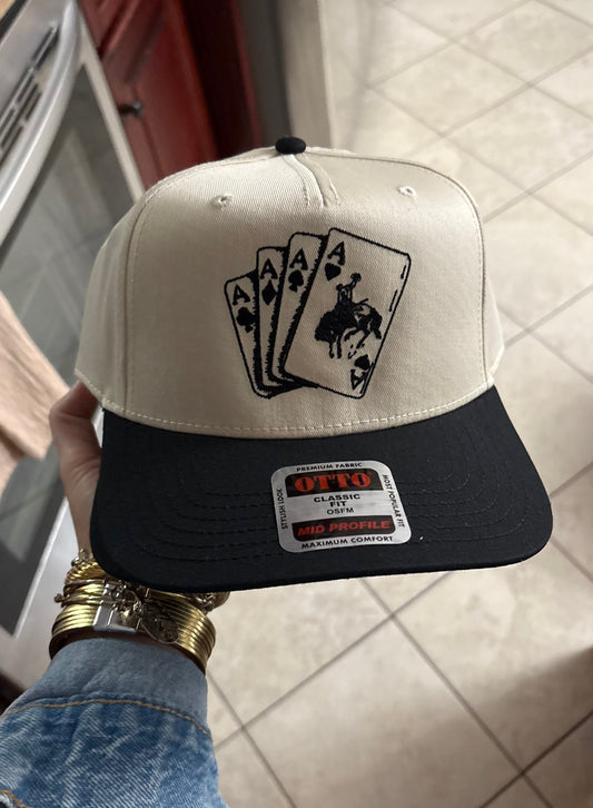 Give Me The Money Ace Embroidered Trucker Hat