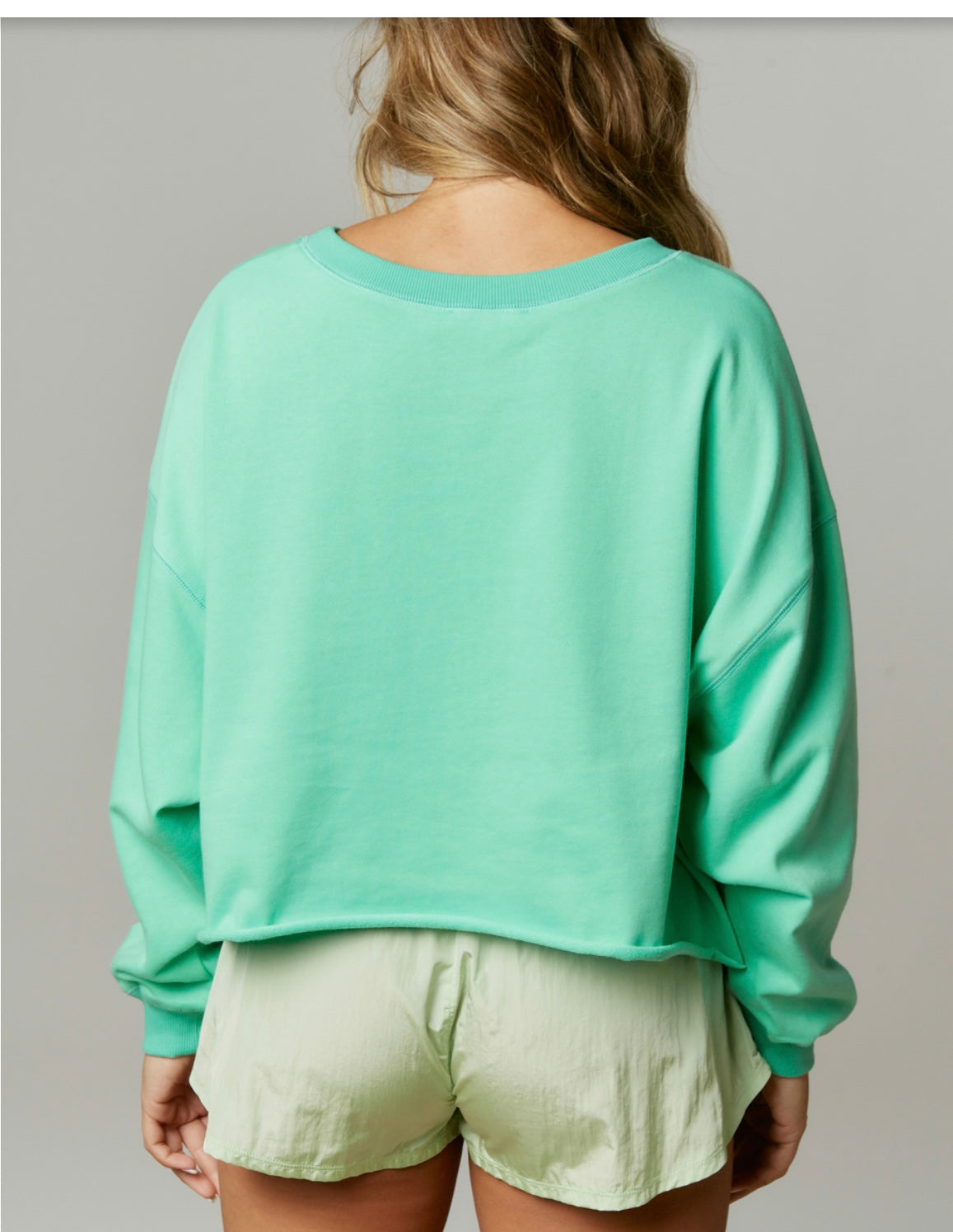 Queen of the Court Sweatshirt-Mint
