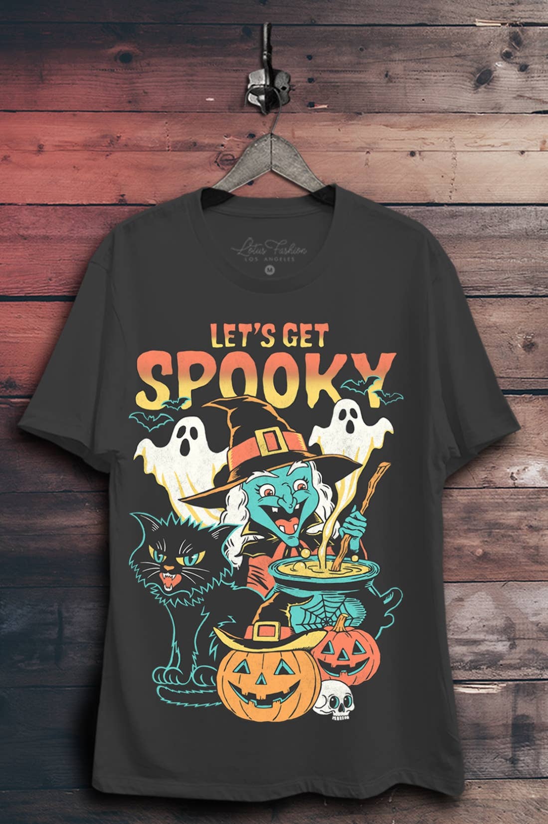 Lets get spooky Graphic Top: Ivory / XL