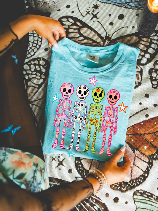 Preppy Skeletons Tee