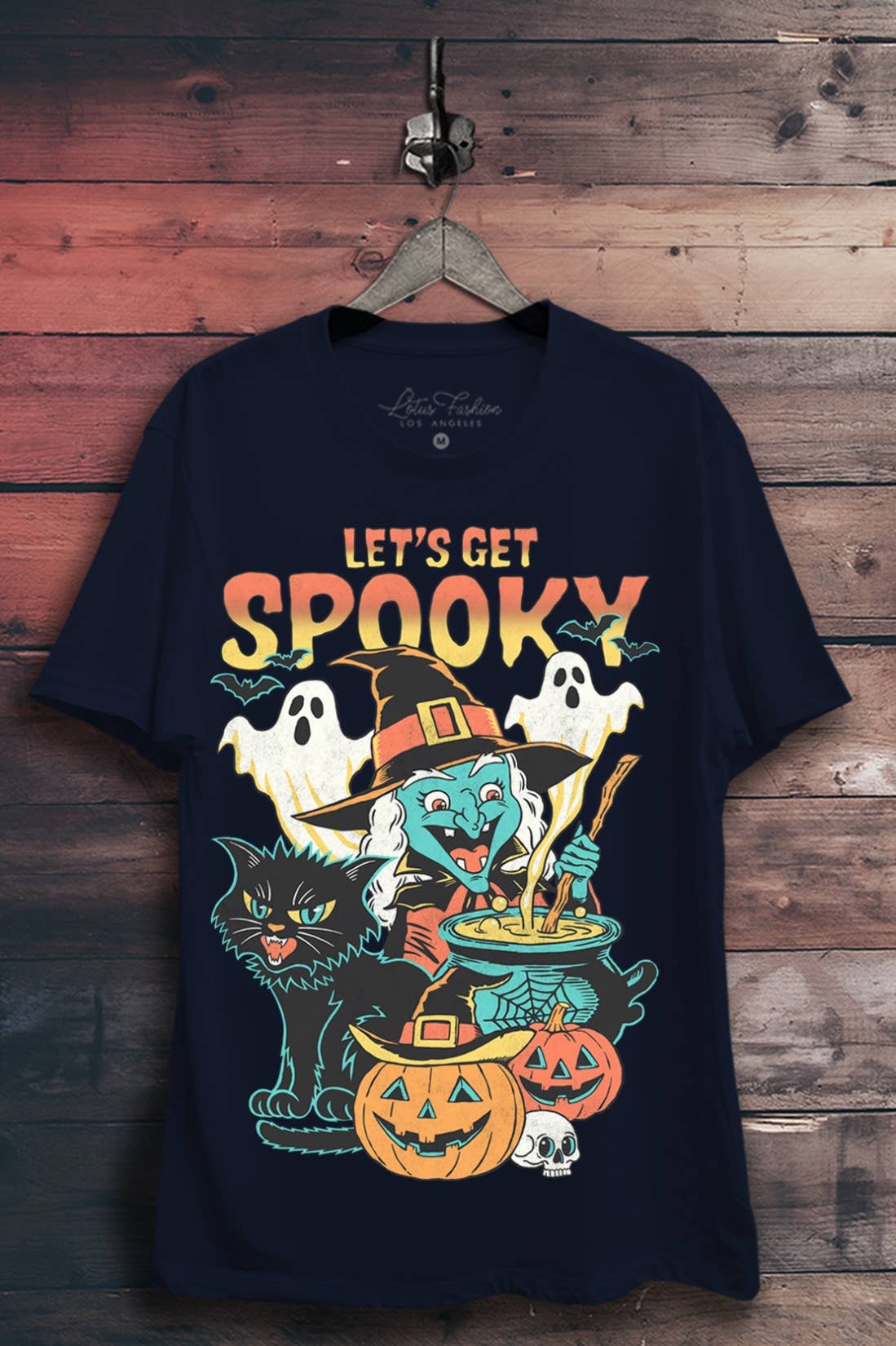 Lets get spooky Graphic Top: Ivory / XL