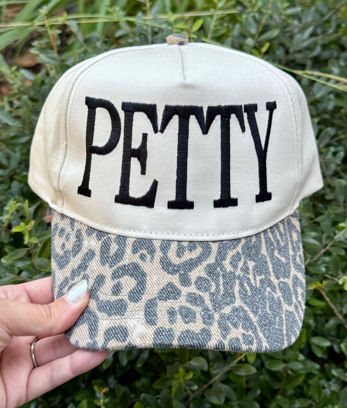 Petty Hat: Faded Leopard