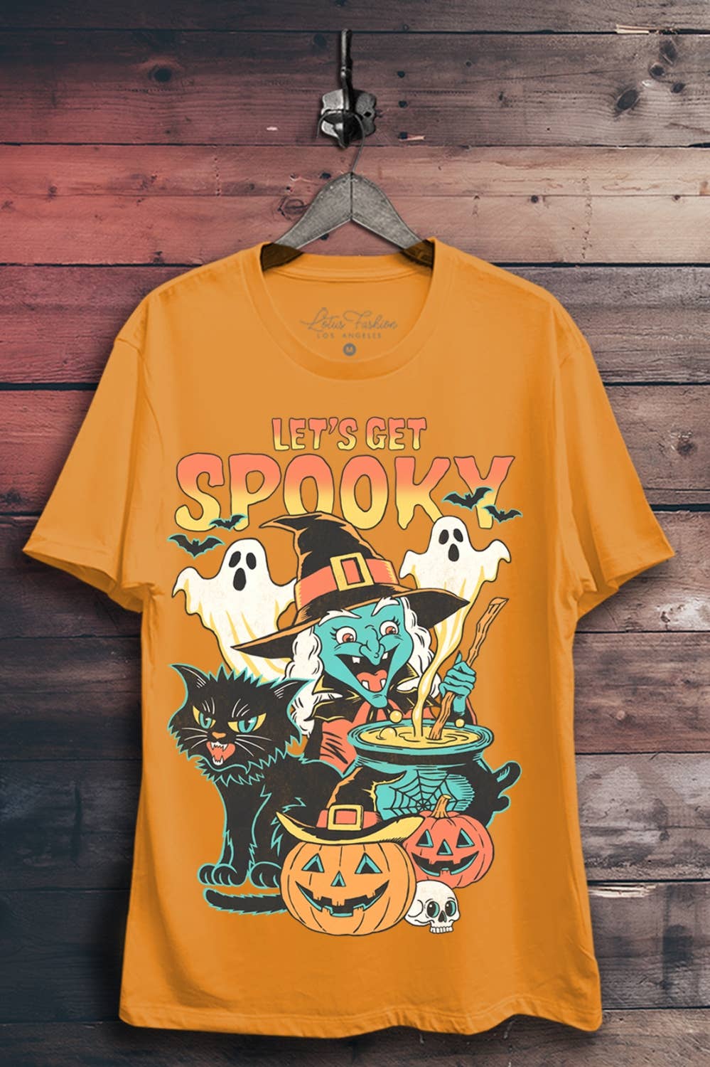 Lets get spooky Graphic Top: Ivory / XL