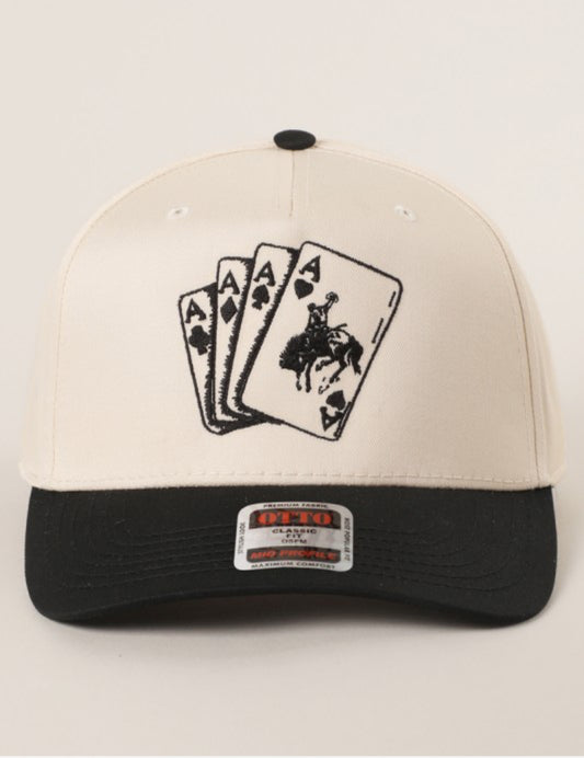 Give Me The Money Ace Embroidered Trucker Hat