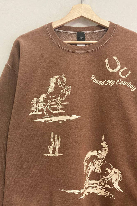 Found my Cowboy Sweatshirt:COFFEE