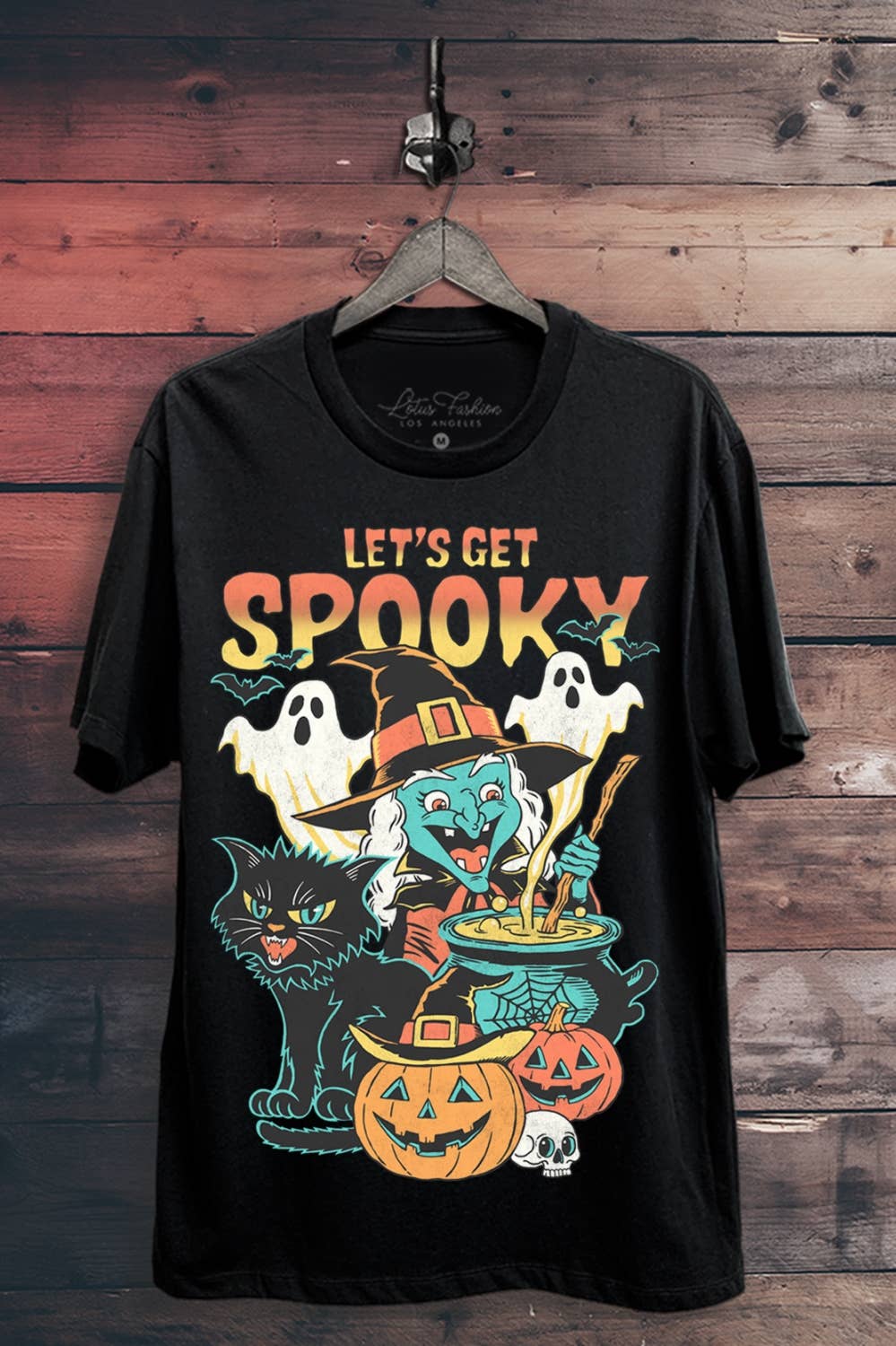 Lets get spooky Graphic Top: Ivory / XL