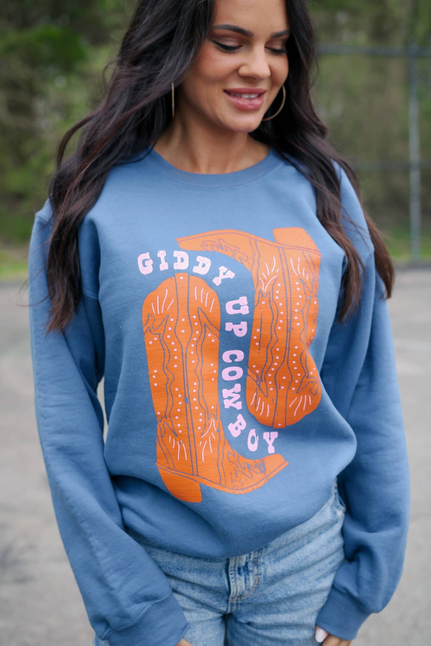 Giddy Up Graphic Sweatshirt