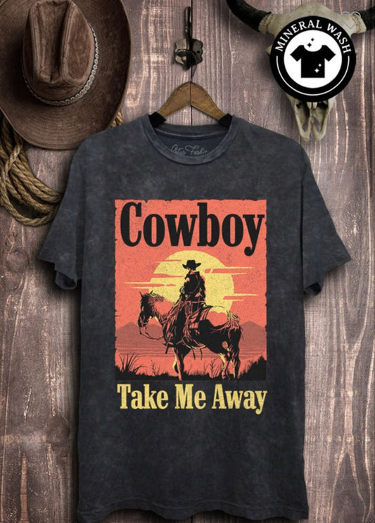 Cowboy Take Me Away Graphic Tee