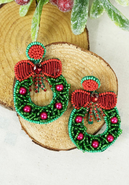 Wreath Earrings