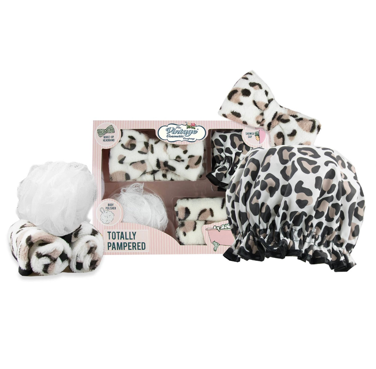 Leopard Print Totally Pampered Essential Gift Set