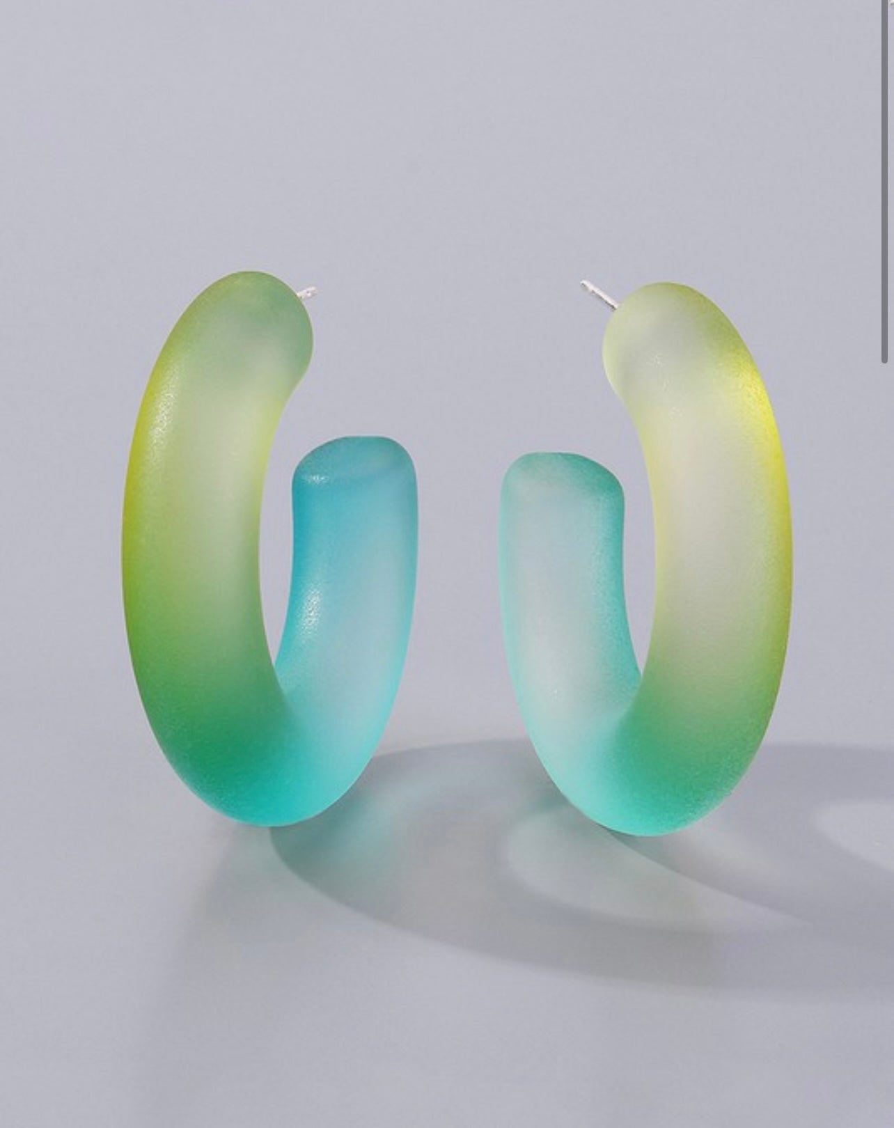 Good Things Are Coming Earrings-Green/Blue