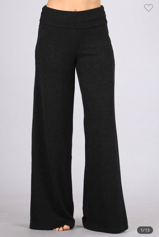 Get Cozy Flares-Black